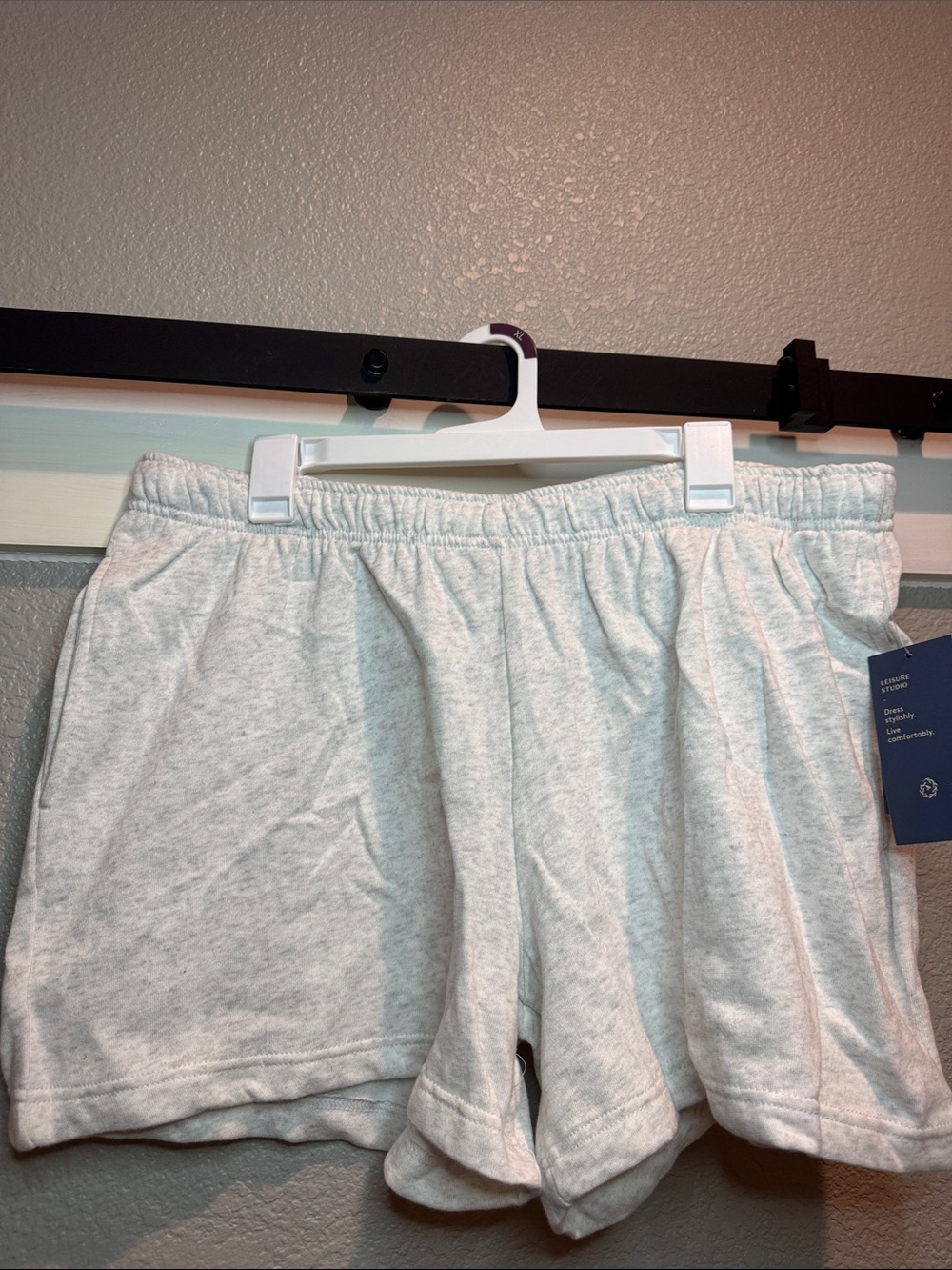 Universal Thread Light Heather Gray Athletic Lounge Shorts